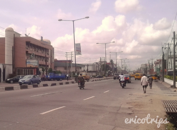 Okada commuting Oba Akran Lagos