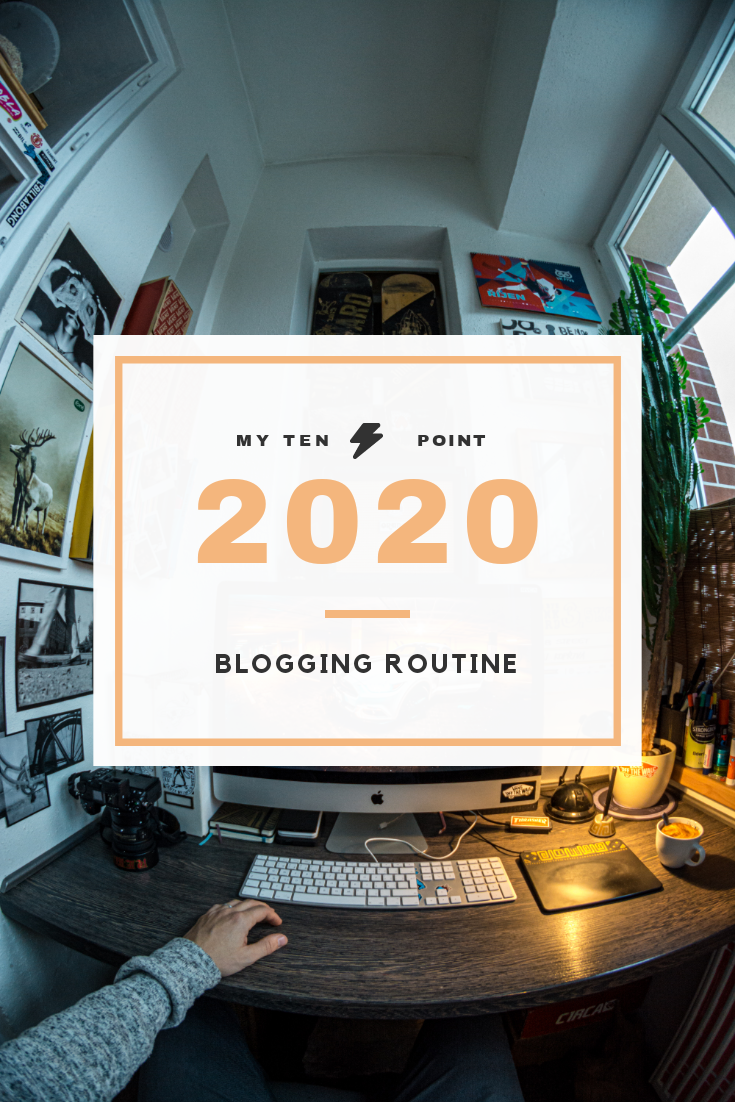 Blogging routine for success
