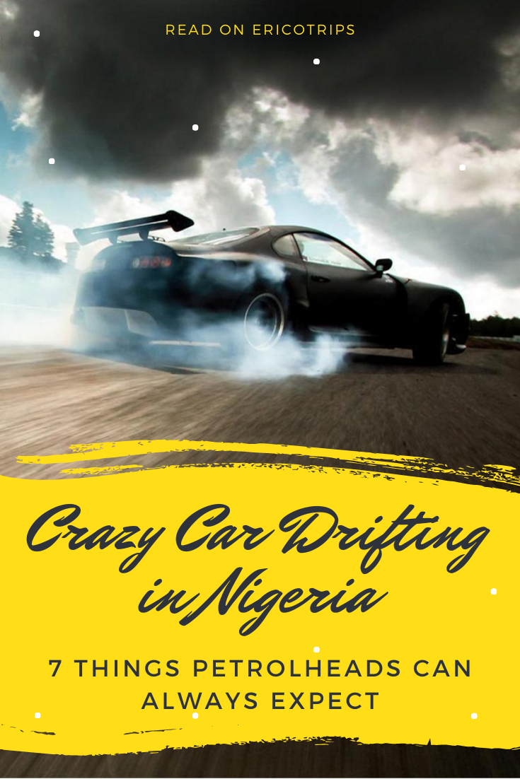 Crazy car drifting for petrolheads in Nigeria